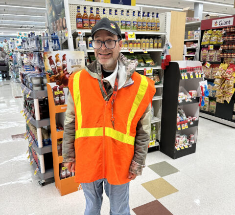 Gabriel Homes resident at work at Giant.