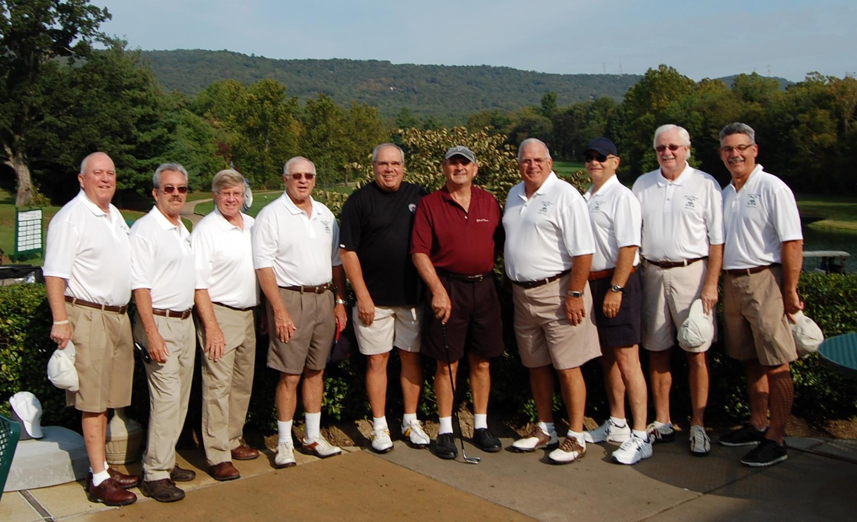 Team at Gabriel Homes golfing tournament.