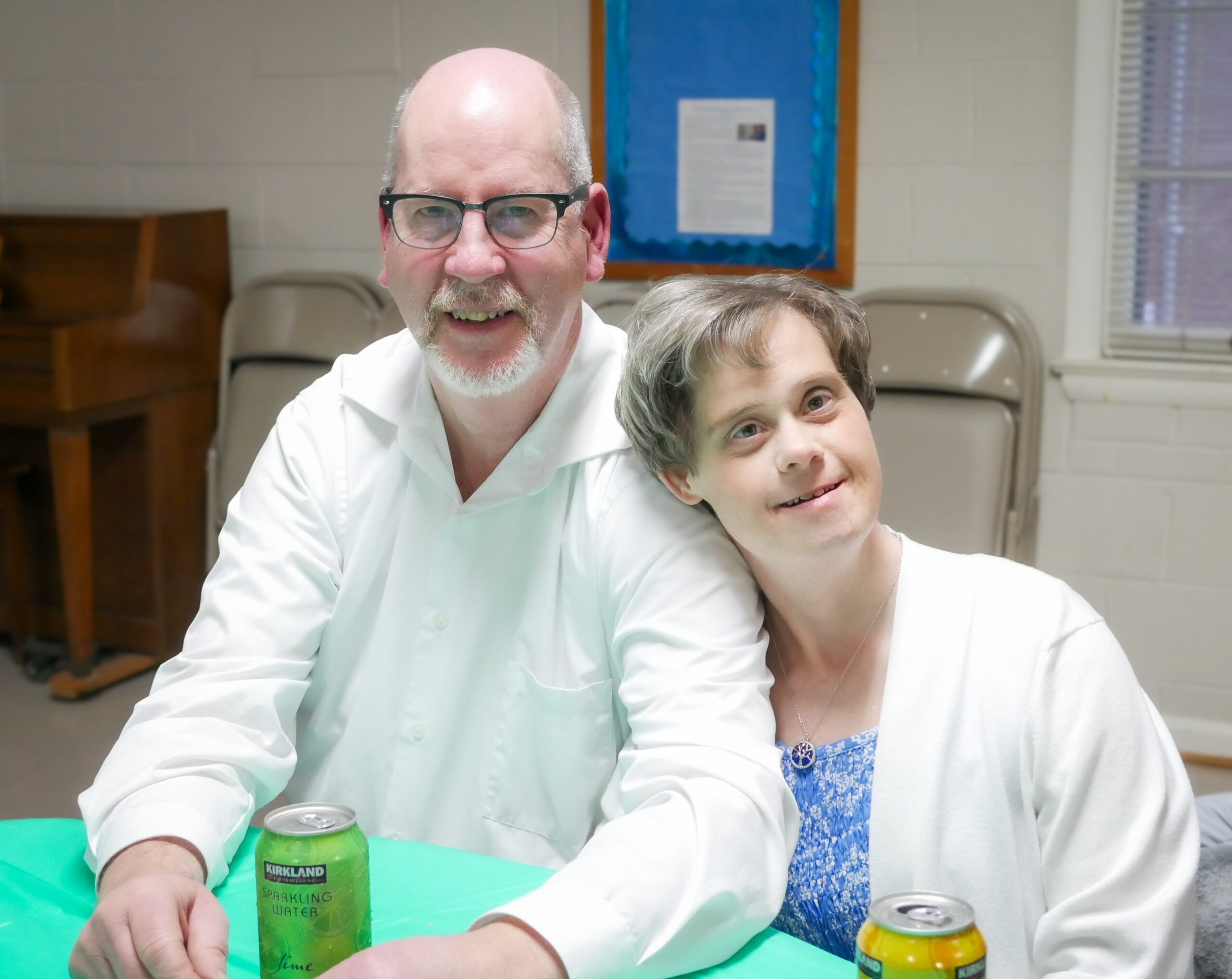 Gabriel Homes resident (left) at spring fling.