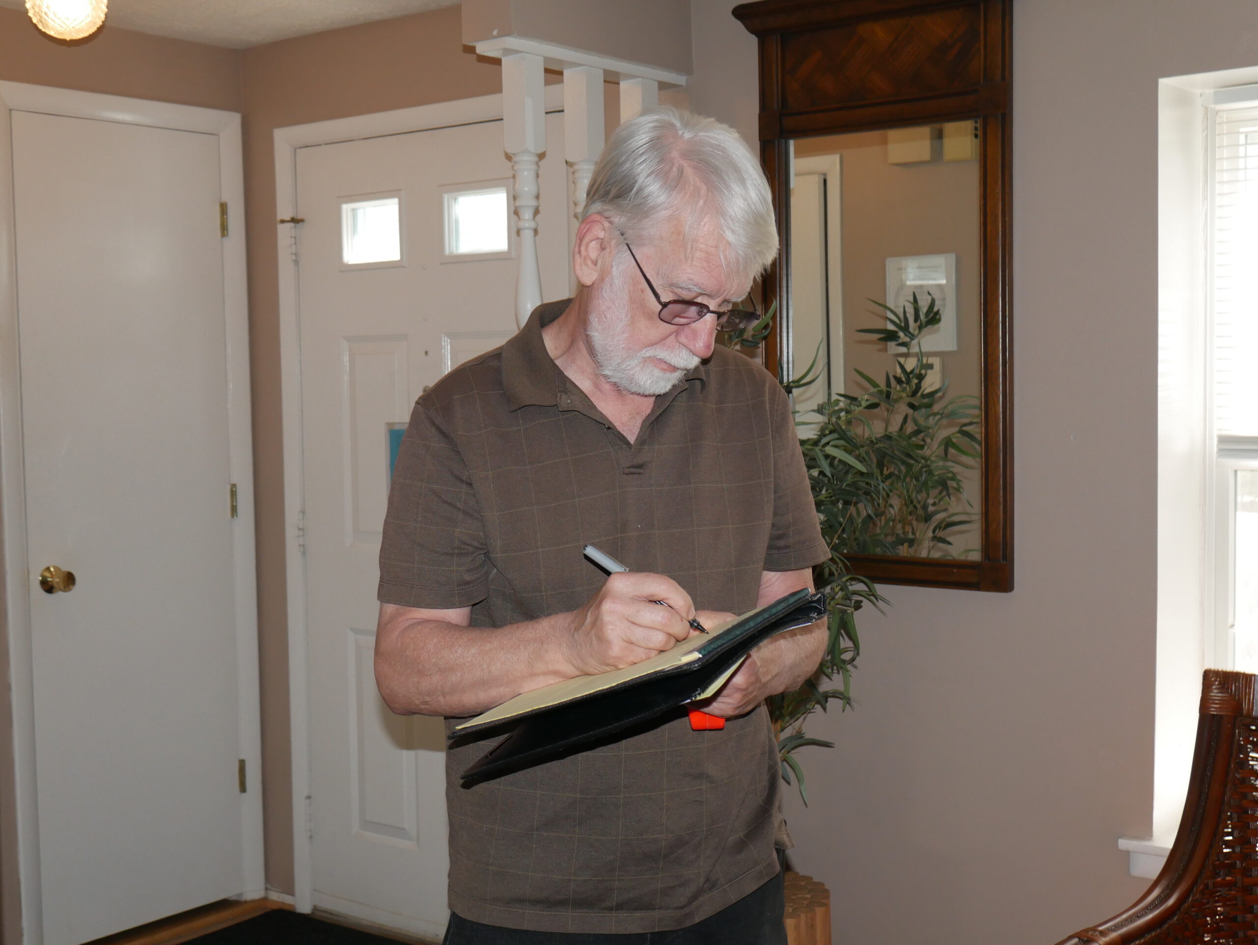 Gabriel Homes Board Member Gary doing home renovations for Gabriel Homes.