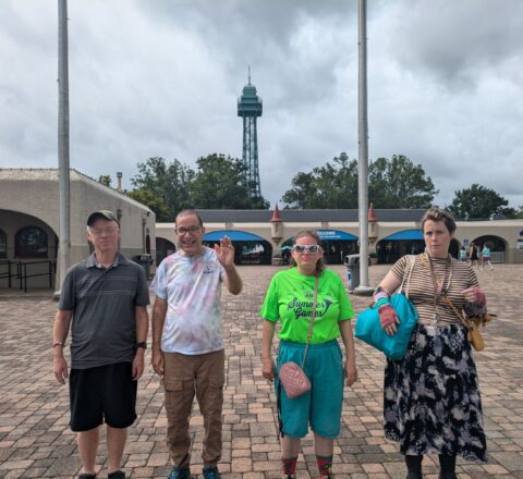 Gabriel Homes residents at Kings Dominion.