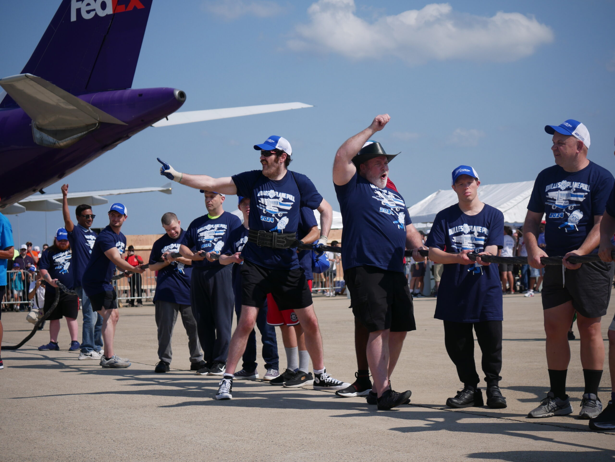 Gabriel Homes residents at the Dulles Plane Pull.