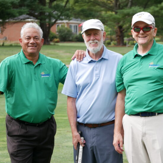 Golfers at the 2024 Gabriel Homes Golf Tournament.