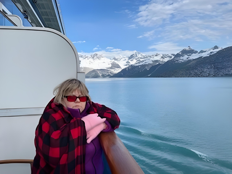 Gabriel Homes resident on sea in Alaska.