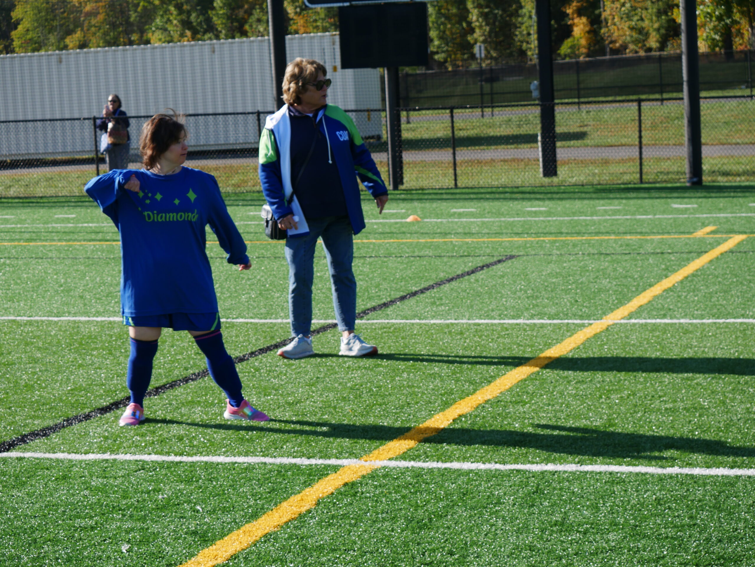 Gabriel Homes resident playing Special Olympics soccer.