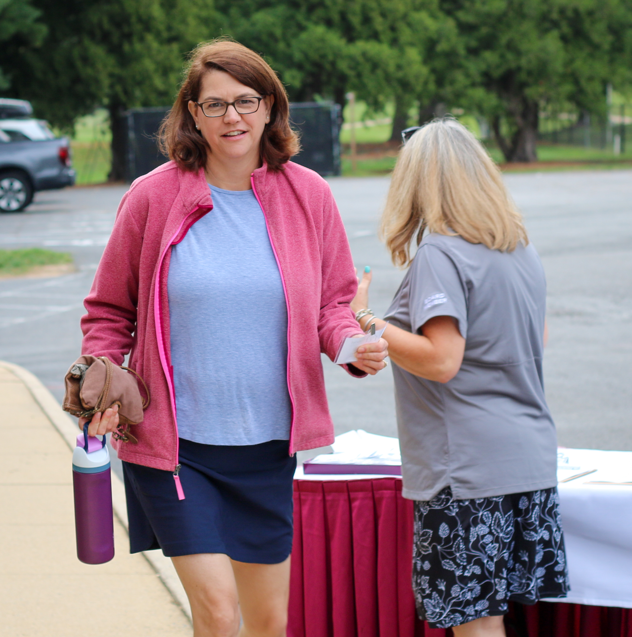 Karen Chapman, memberof the board of Directors at Gabriel Homes, at the 29th annual golf tournament.