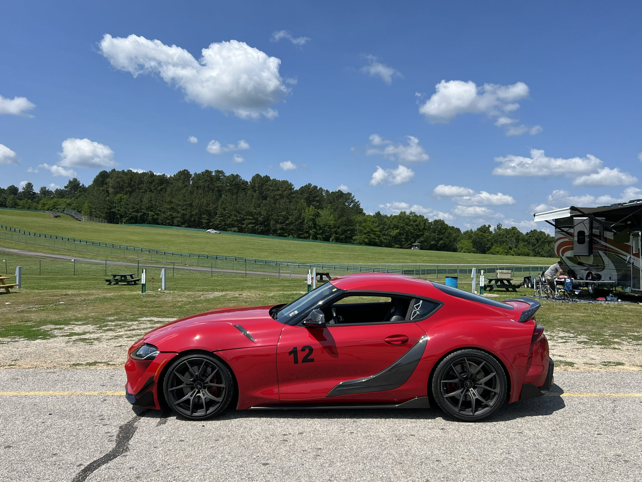 Cheryl Richardson Racecar driving in Virginia.