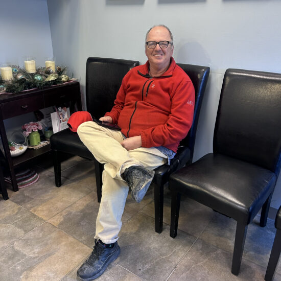 Gabriel Homes resident at Sunrise Dental in Reston.