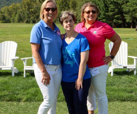 Kane sisters at Gabriel Homes golf tournament.
