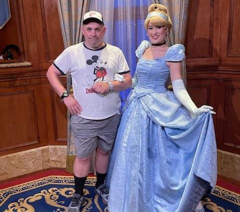 Gabriel Homes resident with Cinderella.