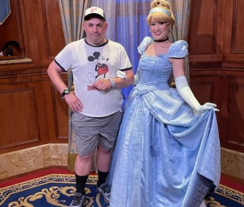 Gabriel Homes resident with Cinderella.